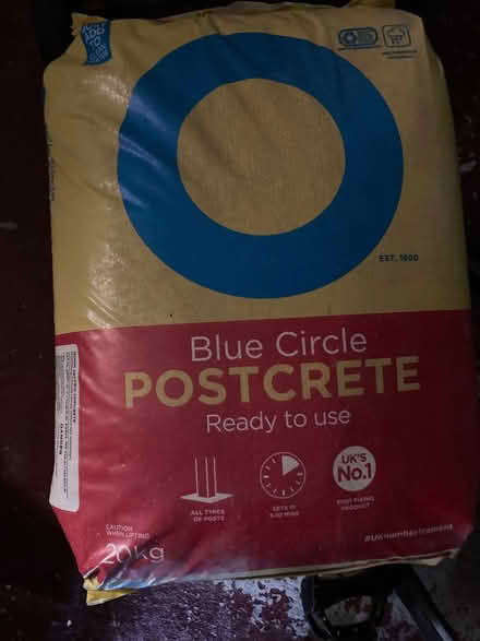 Photo of free 4 x 20kg bags of postcrete (Duffield DE56) #1