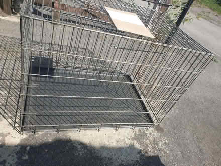 Photo of free Large Metal Dog Cage With Base (2) (Trowbridge BA14) #4