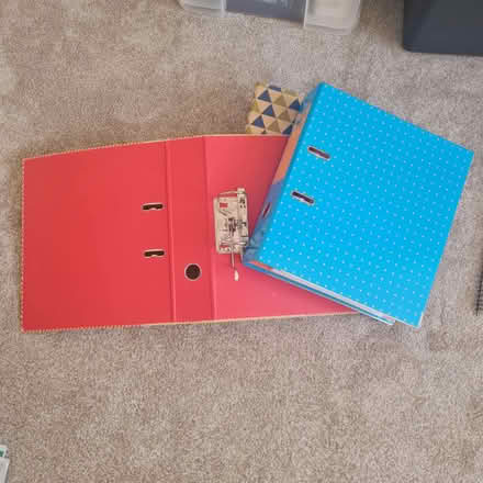 Photo of free Ring binders, plastics, paper (Purbrook) #2