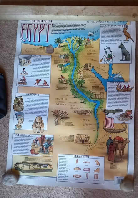 Photo of free Ancient Egypt educational poster A2 (CO4 Highwoods) #1