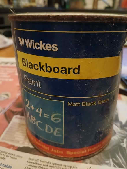 Photo of free Blackboard paint (old but unopened) (Walkley S6) #1