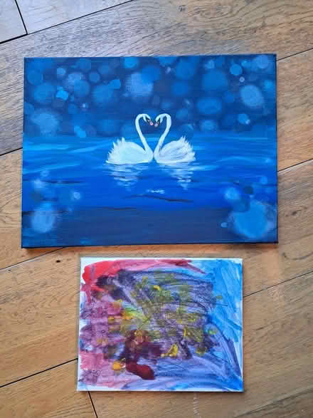 Photo of free 2 canvases (OX25, Weston on the green) #1