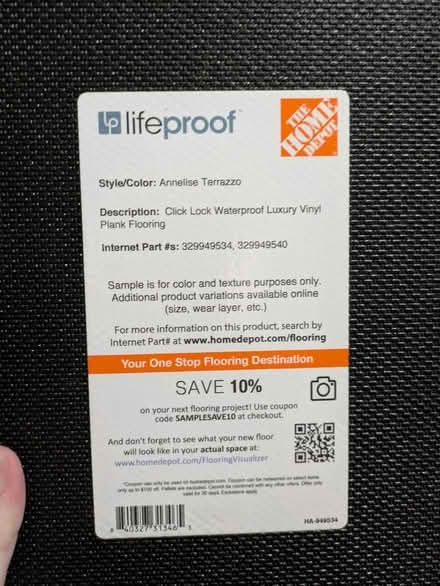 Photo of free Samples of luxury vinyl flooring (Castro Valley) #2