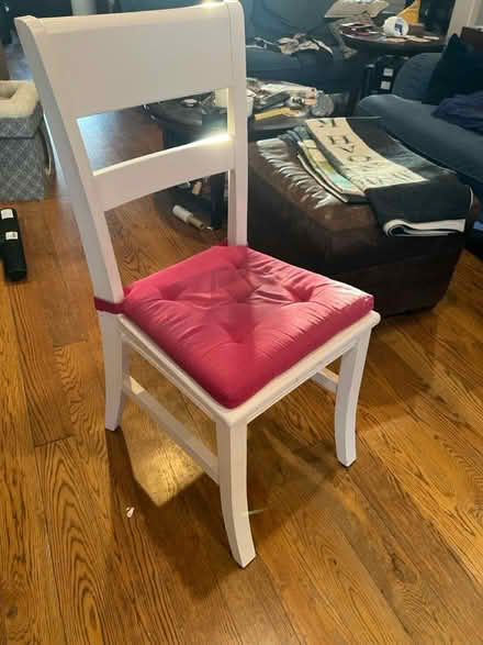 Photo of free White Desk Chair (Culver City) #2