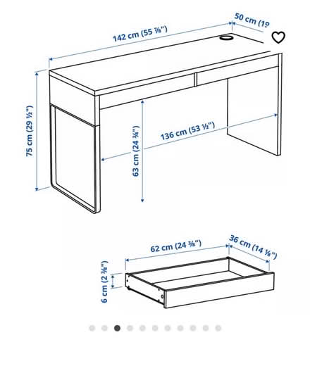 Photo of free IKEA Micke Desk (East Sheen, London SW14) #2