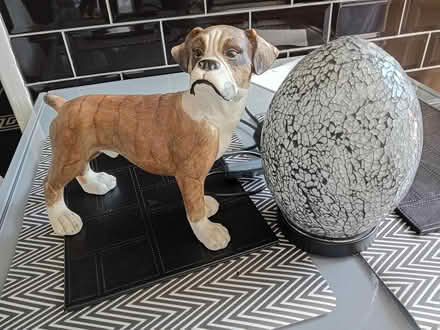 Photo of free Dog ornament & lamp (Knowsley) #2