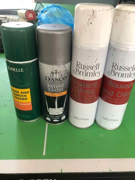 Photo of free Shoe cleaning sprays (Bear Flat) #1