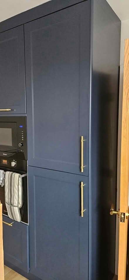 Photo of free Blue Kitchen doors x2 USED (West bridgford) #1