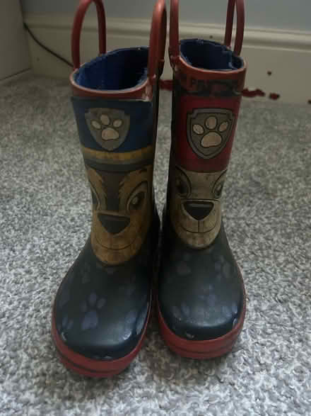 Photo of free Toddler size 7 Paw Patrol wellies (Bernards Heath AL3) #1