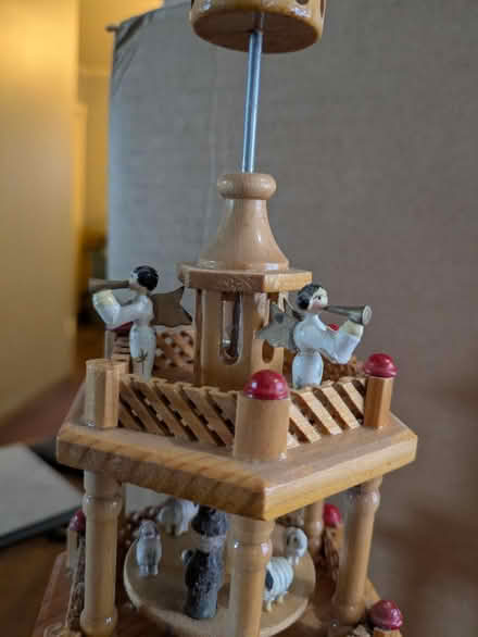 Photo of free Wooden Christmas carousel (Castro Valley) #2