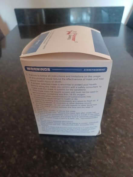 Photo of free Box of 20 dust masks (Woodley RG5) #2