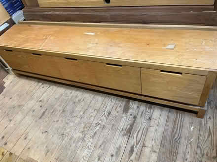 Photo of free Oak Filing cabinet or storage draw (BR49DJ) #3