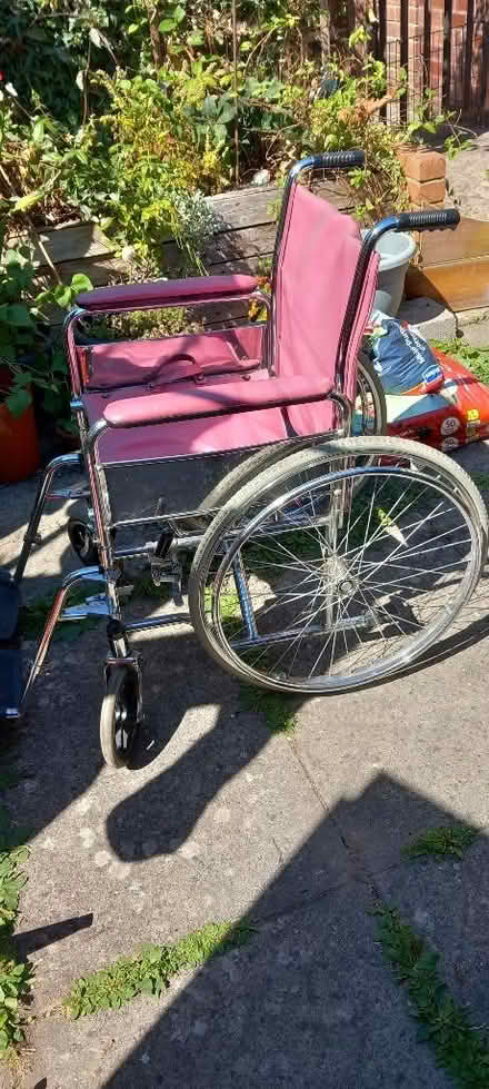 Photo of free PINK wheelchair. (Southam CV47) #2