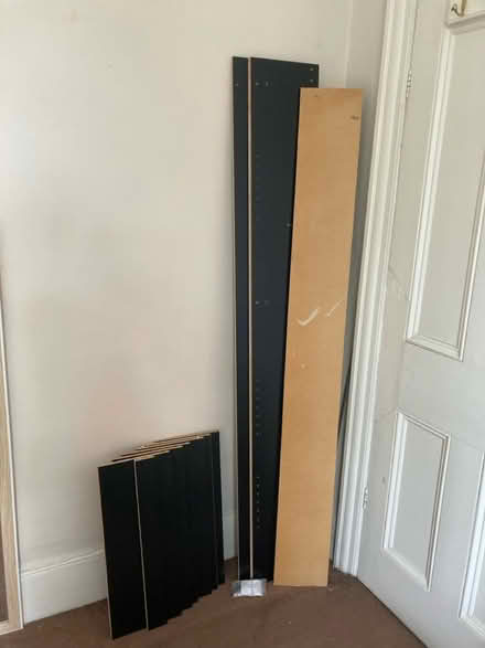 Photo of free Slim black book shelves (N3 finchley central) #2