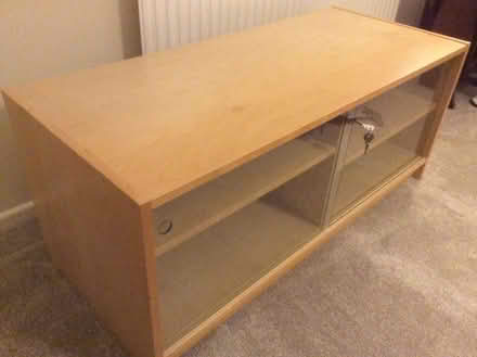 Photo of free A good condition lockable glass front unit (GU34) #1