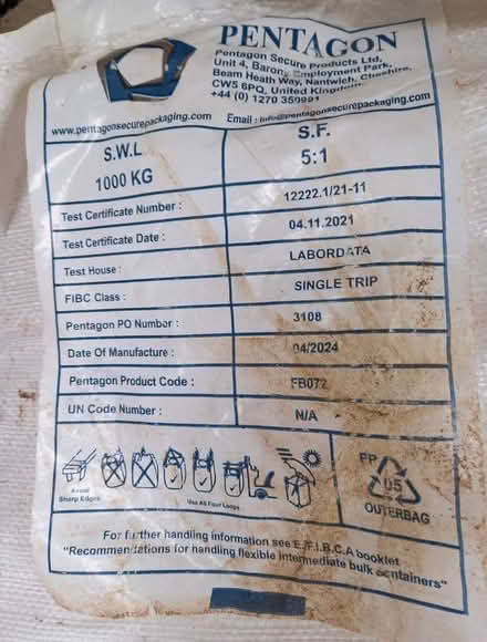 Photo of free Large topsoil bag (Heaton Moor SK4) #1