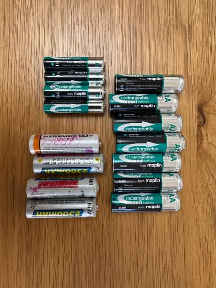 Photo of free NiMh AA and AAA rechargeable batteries (North Watford WD24) #1