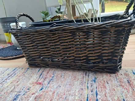 Photo of free Wooden basket (Weybridge KT13) #1