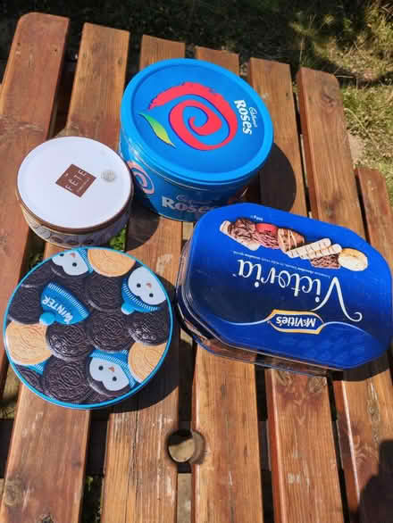 Photo of free Assorted tins x 4 (Girton CB3) #1