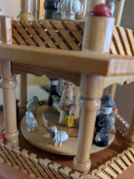 Photo of free Wooden Christmas carousel (Castro Valley) #3