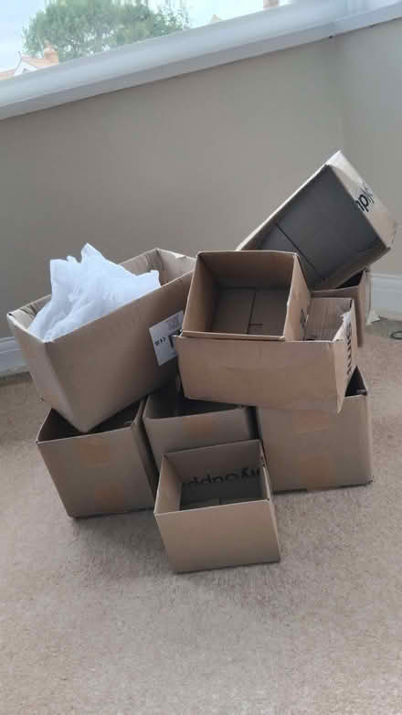 Photo of free 10 Small Cardboard Boxes (West Worthing BN11) #1