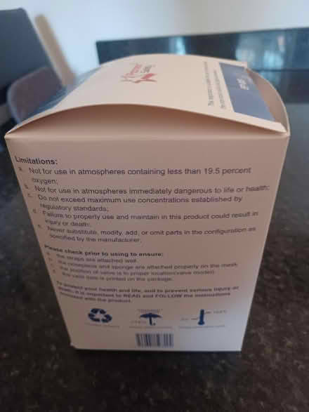 Photo of free Box of 20 dust masks (Woodley RG5) #4