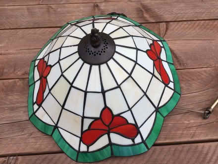 Photo of free Tiffany style ceiling pendant light -glass -butterfly design (Neat Enstone OX7) #3