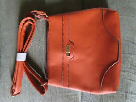 Photo of free Orange bag with shoulder strap (Meldreth) #1