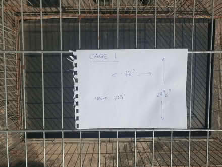 Photo of free Large Metal Dog Cage With Base (1) (Trowbridge BA14) #1