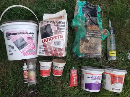 Photo of free Grout, Tile, Putty, Adhesive, etc (Front Royal) #1