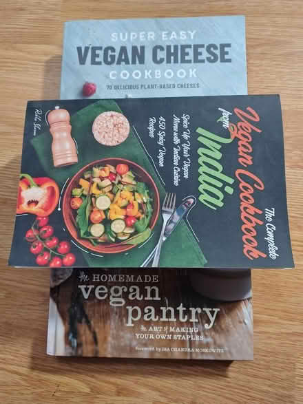 Photo of free 3 vegan cookbooks (GU14) #1