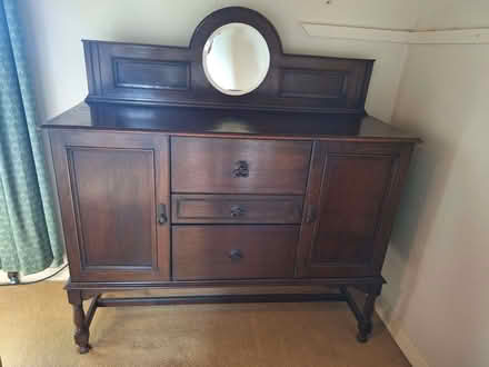 Photo of free Vintage oak sideboard (Helton CA10) #1