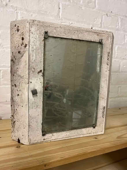 Photo of free Vintage bathroom corner cupboard (High Wycombe HP13, Amersham Rd) #1