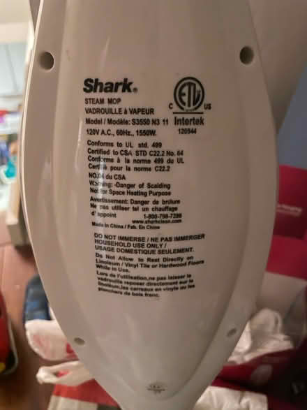 Photo of free Shark Steam Mop - does NOT steam (Campbell near Pruneyard Center) #2