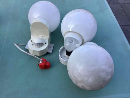Photo of free 3 lamps with globe covers, 1 with PIR sensor (Horspath OX33) #4