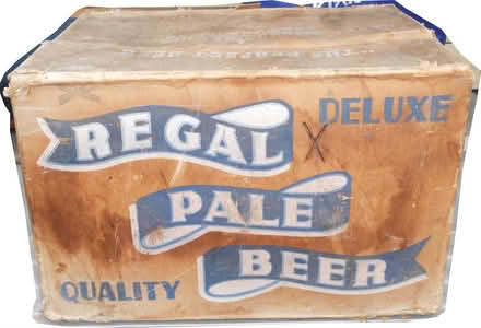 Photo of free Regal case & 4 Lucky lager bottles (castro valley) #1