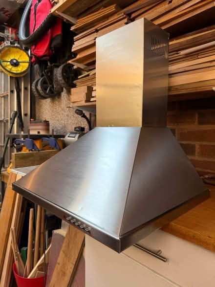 Photo of free 60cm Stainless steel chimney hood (Greasby CH49) #2