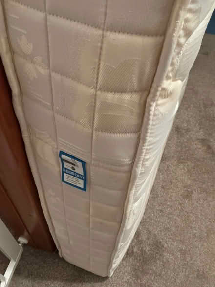 Photo of free King size mattress (Panshanger AL7) #2