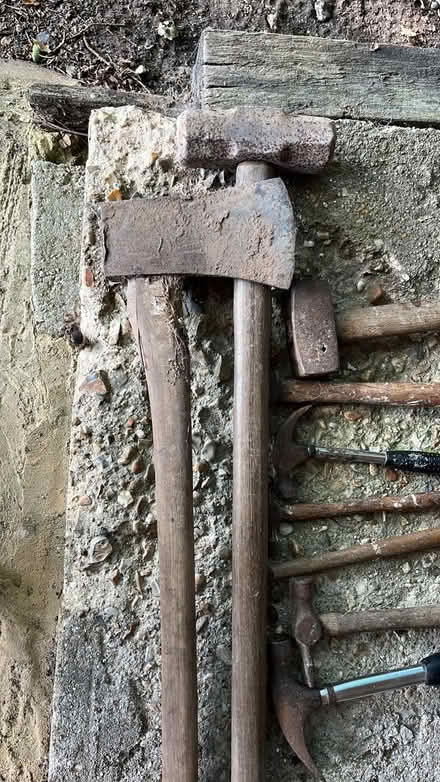 Photo of free Assorted hammers and axe (Pulborough) #2