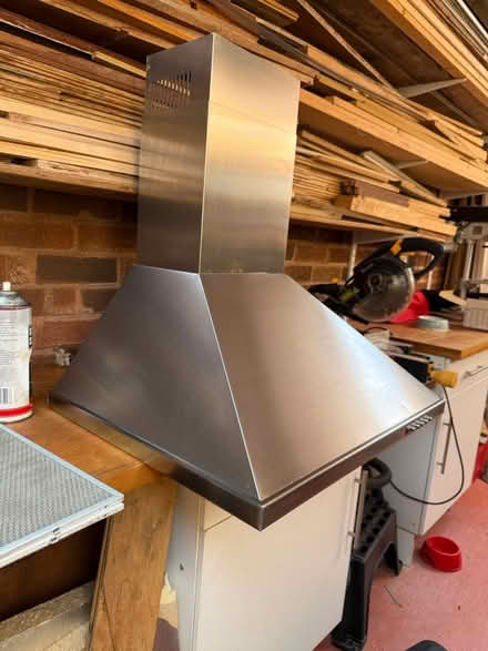 Photo of free 60cm Stainless steel chimney hood (Greasby CH49) #1