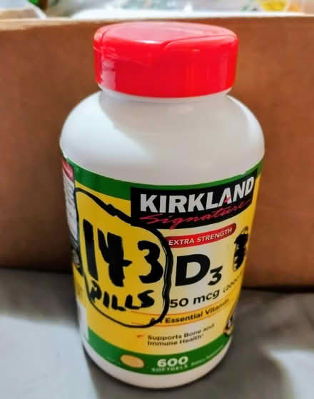 Photo of free Vitamin D3 pills (Calverton area, Silver Spring) #1