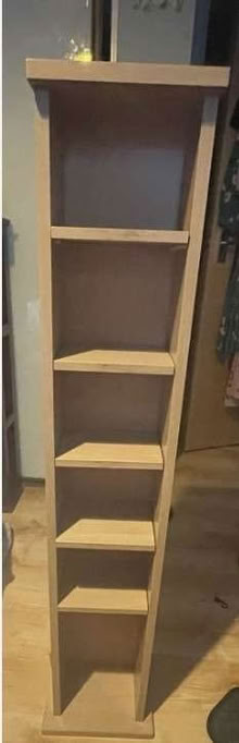 Photo of free Wooden CD tower with removable shelves (Walton-on-Thames KT12) #1