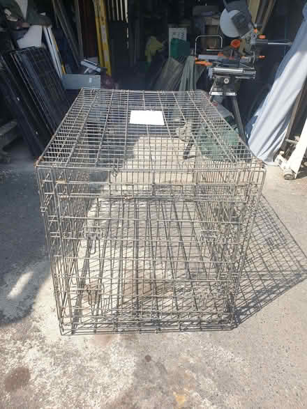 Photo of free Large Metal Dog Case [No Tray] (3) (Trowbridge BA14) #3