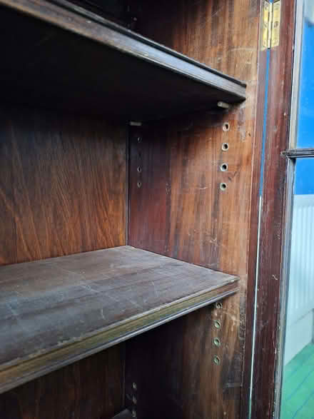 Photo of free Glass fronted book/display case with key (Oakdale BH15) #2