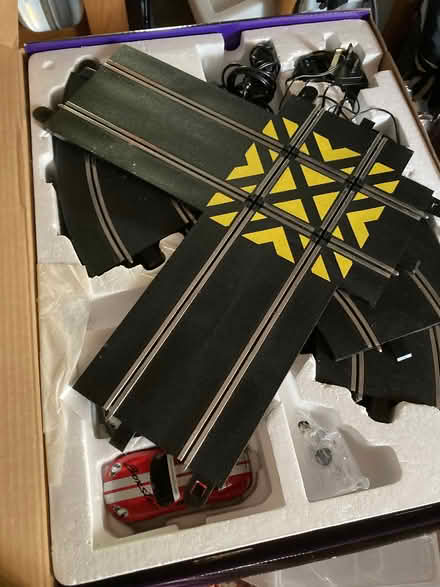 Photo of free Box of scalextric track (Duffield DE56) #2