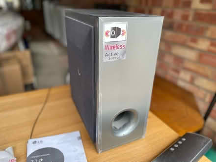 Photo of free LG sound bar and subwoofer (GL3, Brockworth) #2