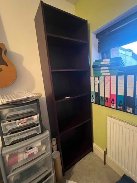 Photo of free Bookcase mahogany colour IKEA (Wisewood S6) #1
