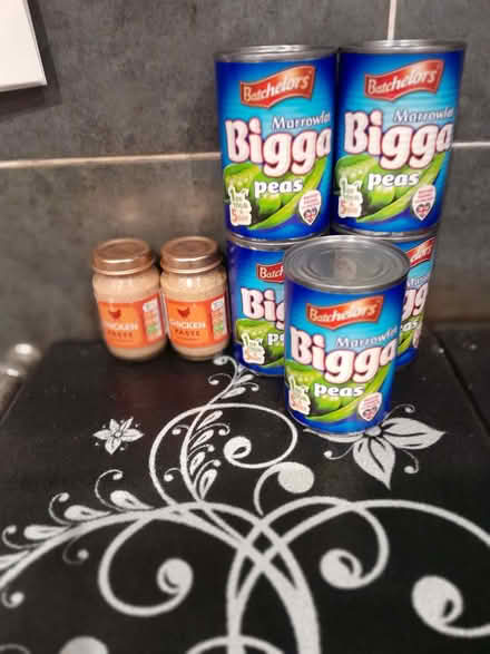 Photo of free 5 x marrowfat peas + 2 x chicken paste (Selsley GL5) #1