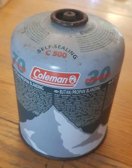Photo of free Coleman C500 Butane gas canister (Royston SG8) #1