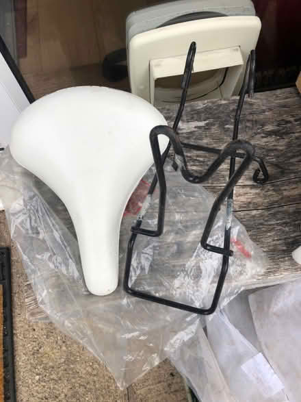 Photo of free Bycycle seat + front basket holder (Abingdon OX14) #1